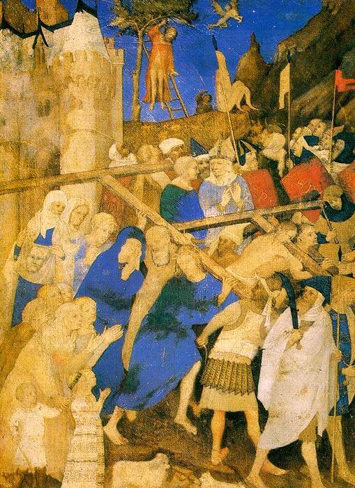 Jacquemart de Hesdin The Carrying of the Cross Sweden oil painting art